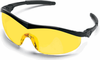Crews Storm Safety Glasses with Black Frame and Amber Lens - ST114 - Safety Glasses USA