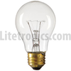 25-Watt Rough Service Incandescent A19 MED Clear -- L-110 - Image