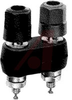 Head; Standard Dual Head; 30 A; 1000 VAC; Brass (Stud); Nylon; 1 Red-1 Black - 70183136 - Allied Electronics, Inc.