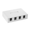 Keystone Faceplates, Frames - SMBQUAD-W-ND - DigiKey