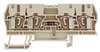 Feed Through with Diode Circuit Terminal Blocks -- ZDU 2.5/2x2AN/D+ - Image