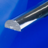 Clear Extruded Half Round Rod -- 44149 - Image