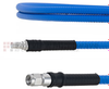 Low PIM QMA Female to SMA Male Plenum Cable SPP-250-LLPL Coax in 100 cm and RoHS with LF Solder - FMCA1794-100CM - Fairview Microwave Inc.
