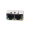 Modular/Ethernet Connector (RJ45) Jacks With Magnetics - 5843-HFJ12-E1G16ER-L12RL-ND - DigiKey