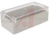ENCLOSURE, POLYCARBONATE LIGHT GRAY BODY AND CLEAR COVER, 6.30