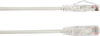 1FT White CAT6 Slim 28AWG Patch Cable 250MHz UTP CM Snagless - C6PC28-WH-01 - Black Box