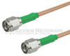 SMA Male to SMA Male Cable RG316-DS Coax in 24 Inch and RoHS with LF Solder - FMC0202317LF-24 - Fairview Microwave Inc.