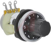 Potentiometer, 10k ohm, rotary, panel mount - 70029562 - Allied Electronics, Inc.