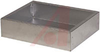 Enclosure; Aluminum; 10.0 in.; 8 in.; 2.5 in.; Natural; 0.187 in.; 0.219 in. - 70147546 - Allied Electronics, Inc.