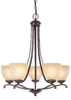 3945BB-201 Mid. Chandeliers-Glass Up - 602949 - Capital Lighting, Inc.