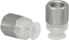 Flat suction cup (round) for particularly sensitive workpieces SGAN 13 SI-55 G1/8-IG - 10.01.01.00805 - Schmalz Inc.