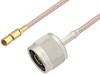 N Male to SSMC Plug Cable 12 Inch Length Using RG316 Coax - PE3C4415-12 - Pasternack