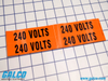 PNDT Preprinted Labels - PCV-240BY - Galco Industrial Electronics