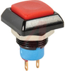 Switch; IP67 Sealed; Pushbutton; Latching; with Red Actuator - 70066019 - Allied Electronics, Inc.