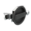 Flush Cam Latch, Medium Size, Turn Counterclockwise to Latch / Lock, Single or Three - Point Latching, Standard Style Handle, Powder Coat, Black - 01-33-35 - Southco