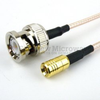 BNC Male to SMB Plug Cable RG-316 Coax in 24 Inch - FMC0816315-24 - Fairview Microwave Inc.