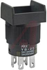 Switch, Pushbutton, DPDT, Momentary, On-(On), Square Panel Seal, Silv Solder Lug - 70192419 - Allied Electronics, Inc.