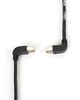 15FT Black CAT6 250MHz Angle Patch Cable S/FTP CM Down-Up -- EVNSL217S-0015-90DU - Image