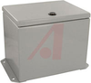 Enclosure;NEMA12,13,4;Steel;SingleDoor;Gray;1/4TurnLatch;Incl.Panel;8x6x6in - 70166790 - Allied Electronics, Inc.