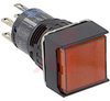Switch, Pushbutton, Miniature, LED Illuminated OILTIGHT ENCLOSURE, RED - 70173266 - Allied Electronics, Inc.