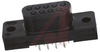 Receptacle, D-Subminiature; Receptacle;9; Plastic; Phosphor Bronze; Vertical - 70041735 - Allied Electronics, Inc.