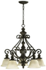 6432-5-54 Mid. Chandeliers-Glass Down - 692401 - Capital Lighting, Inc.