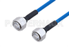 Plenum 4.3-10 Male to 4.3-10 Male Low PIM Cable 60 Inch Length Using SPP-250-LLPL Coax , LF Solder - PE3C4142-60 - Pasternack