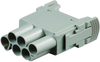 Heavy Duty Insert, Plug, 6Pos, 12Awg; Product Range Te Connectivity - 62AC1369 - Newark, An Avnet Company