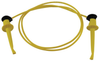 Test Lead, Yellow, 609.6Mm, 60V, 5A; Grabber Test Lead Type Pomona - 94F1542 - Newark, An Avnet Company