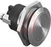 Switch, Pushbutton, low; vandal resistant; 1A 250V; 21.5mm - 70099377 - Allied Electronics, Inc.