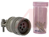 connector,metal circular,str plug w/cable clamp,size 14,5 #16 crimp socket cont - 70143479 - Allied Electronics, Inc.
