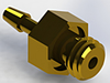 Precision Sapphire Orifices - Barb x 10-32 -- L-10-BR - Image