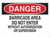 Admittance Sign - 22076 - Brady Corporation
