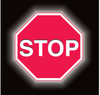 Brady Aluminum Octagon Red Stop Signs, Traffic Control Signs & Banners Sign - 36 in Width x 36 in Height - Reflective - TEXT: STOP - 95046 - 754476-95046 - R. S. Hughes Company, Inc.