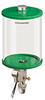 Green Color Key, Clear View Single Feed Electro Lubricator, 1/2 gal Acrylic Reservoir, 1/2” Male NPT, 120V/60Hz - B5160-064AB12064GW - Oil-Rite Corp.