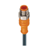 M12 F&B (PVC) Sensor/Actuator Single-Ended Cordset: Male, - PRST 4-96 - Belden Inc.