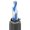 Digital Audio Cable, 1 Pr #22, Str TC, Foil + Braid, PVC Jkt - 1696A - Belden Inc.