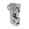 Rotary Push-to-Close Latch, Micro Size, Two Stage, with Integrated Bumper, Bottom Trigger, M4 Thread, Stainless Steel, Passivated - R4-05-42-505-20 - Southco