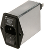 Inlet, Plug, Iec C14, 6A, Panel; Current Rating Schaffner - 11B3370 - Newark, An Avnet Company