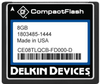 Memory Card, Compactflash, Slc, 8Gb; Blank Media Flash Memory Type Delkin Devices - 37AC8459 - Newark, An Avnet Company