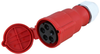 Connector, 415V, 32A, 3P+N+E; Current Rating Ceenorm - 76T3157 - Newark, An Avnet Company