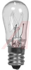 Lamp; Incandescent, S-6 Candelabra Screw; 120 V; 3 W; 3000 hr.; 1.875 in. - 70152626 - Allied Electronics, Inc.