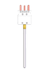 Industrial Resistance Temperature Detectors Sheath, no Lead, Plug Connection -- RTD/Style 14 - Image
