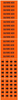 Brady B-946 Black on Orange Vinyl Self-Adhesive Pipe Marker - 2 1/4 in Height - 1/2 in Character Height - 2 3/4 in Length - Printed Msg = SULFURIC ACID with Right Arrow - 7416-3C - 754473-68010 - R. S. Hughes Company, Inc.