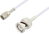 Reverse Polarity SMA Male to BNC Male Cable 72 Inch Length Using RG188 Coax, LF Solder, RoHS - PE3C3412LF-72 - Pasternack