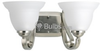 Two-Light Wall Bracket Light Fixture - P2882-09 - bulbs.com
