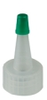Blind Yorker Spout Caps with Green Tips - 66936 - U.S. Plastic Corporation
