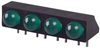Indicator, Led Pcb, 4Led Green 15Mcd 105Mw; Led Color Lumex - 20J0415 - Newark, An Avnet Company