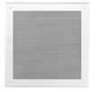 Grille-12in Speaker, Steel, Screw Mount, 15.25in Sq, White - FW-12Q - Visual Sound, Inc.
