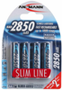 Aa 2850Mah High Capacity Slimline Rechargeable Batteries (4-Pack); Battery Voltage Ansmann - 68Y0092 - Newark, An Avnet Company